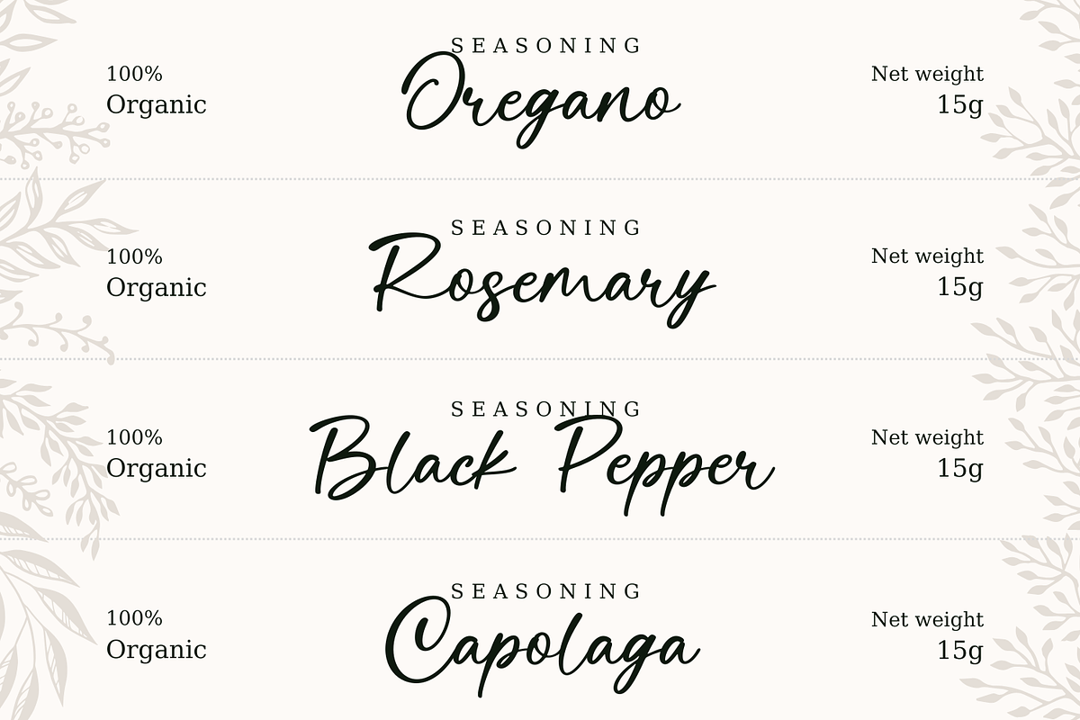 Sallamah Handwritten Font, a Handwritten Font by Basnistudio (Photo 2 of 13)