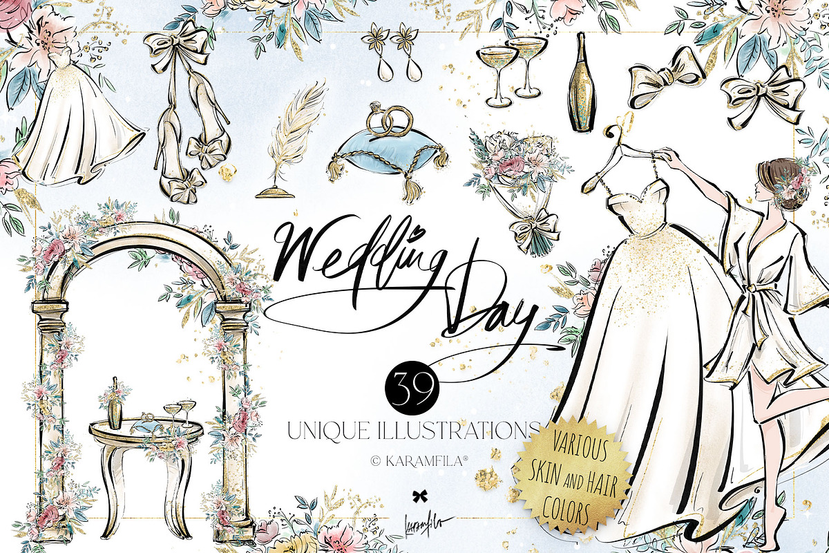 Wedding Bride Luxury PNG Clipart, an Object Graphic by KaramfilaS (Photo 1 of 11)