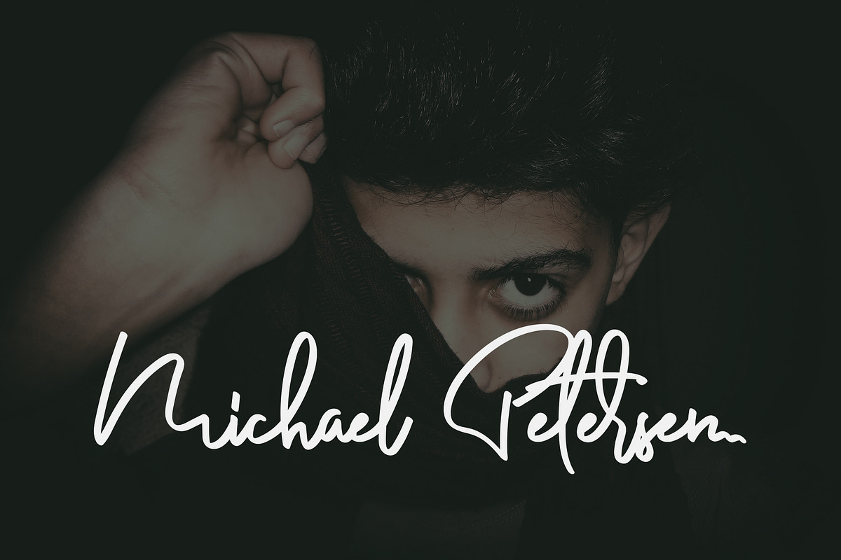 Anderfont - a Signature Font preview 6