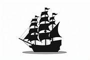 Classic Sailing Ship Vector Bundle, a Graphic by balal (Thumbnail 2 of 11)