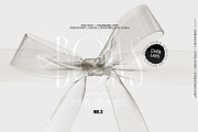 BOW & RIBBON overlay clipart mockups, an Object Graphic by Stykke Studio (Thumbnail 3 of 10)