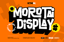 Morotai Hand-Lettered Display Font