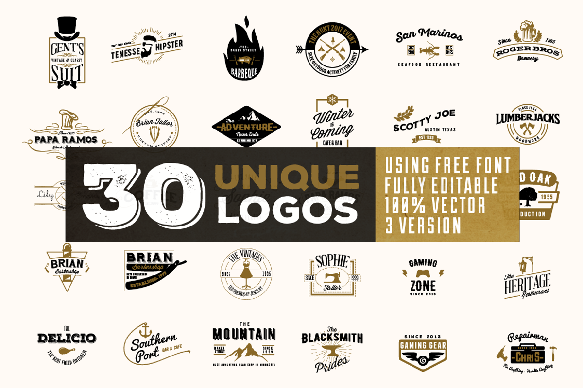 Komplit - 30 Badges Set, a Branding & Logo Template by Suhandi (Photo 1 of 24)