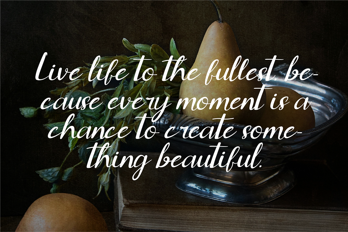 Amellia Rouge – Beauty Script, a Handwritten Font by Indotype Foundry (Photo 5 of 10)