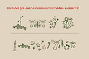 Hand-Drawn Christmas Illustrations, a Seasonal Illustration by Nixon Design (Thumbnail 2 of 9)