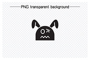 Annoyed Rabbit Emojis, an Animal Illustration by Designfour (Thumbnail 2 of 7)