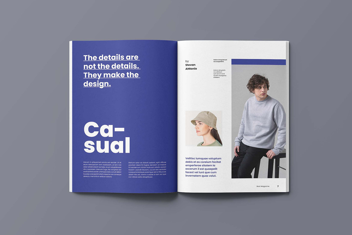 Good Outfit Magazine Template, a Print Template by UICreative (Photo 2 of 5)
