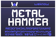 Reggae bass font, a Font by weknow (Thumbnail 2 of 5)