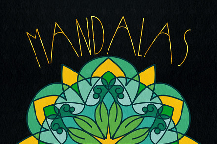 Eight Mandalas Vector