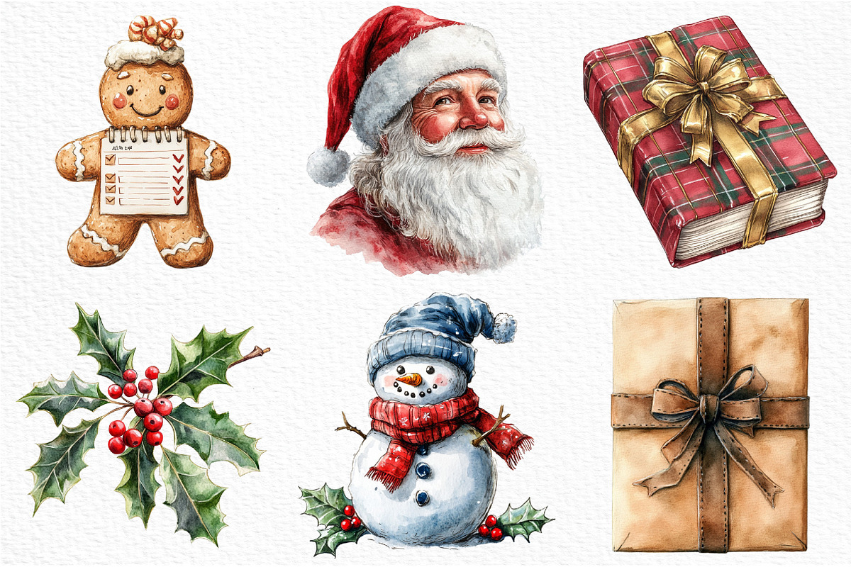 Christmas Planner Clipart, an Illustration by Craft Nest (Photo 3 of 6)