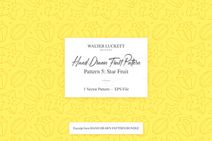 Hand Drawn Fruit - Pattern 5