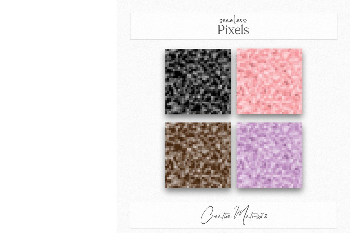 Pixelated Digital Paper, Pixels JPG, a Texture Graphic by Creative Matrix82 (Photo 6 of 6)