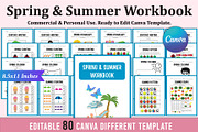 Spring & Summer Workbook For Canva, a Stationery Template by Shumaya (Thumbnail 1 of 7)