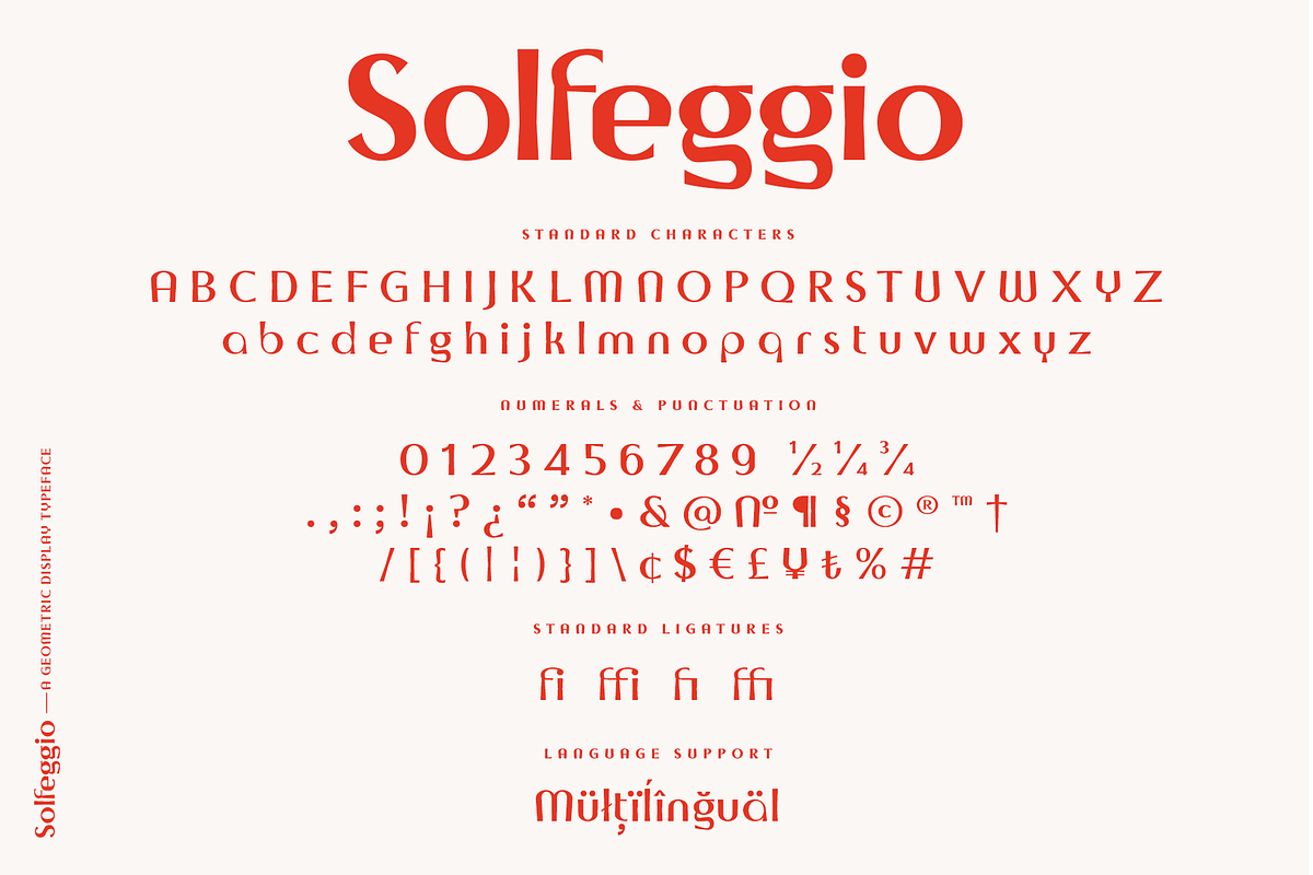 Solfeggio | A Geometric Display Type, a Sans Serif Font by Ayca Atalay (Photo 7 of 7)