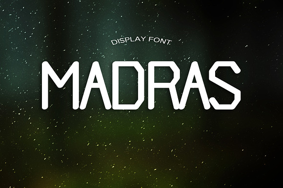 MADRAS font preview 4