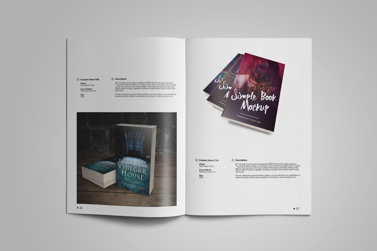 Graphic Designer Portfolio Template, a Brochure Template by vanroem2nd (Photo 14 of 18)