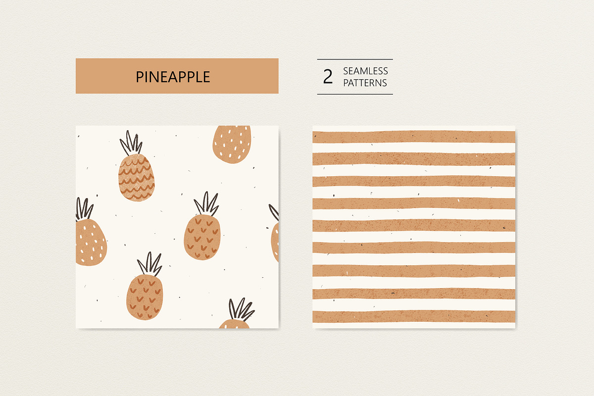 Pineapple, a Pattern Graphic by Olena Kuznietsova (Photo 2 of 8)