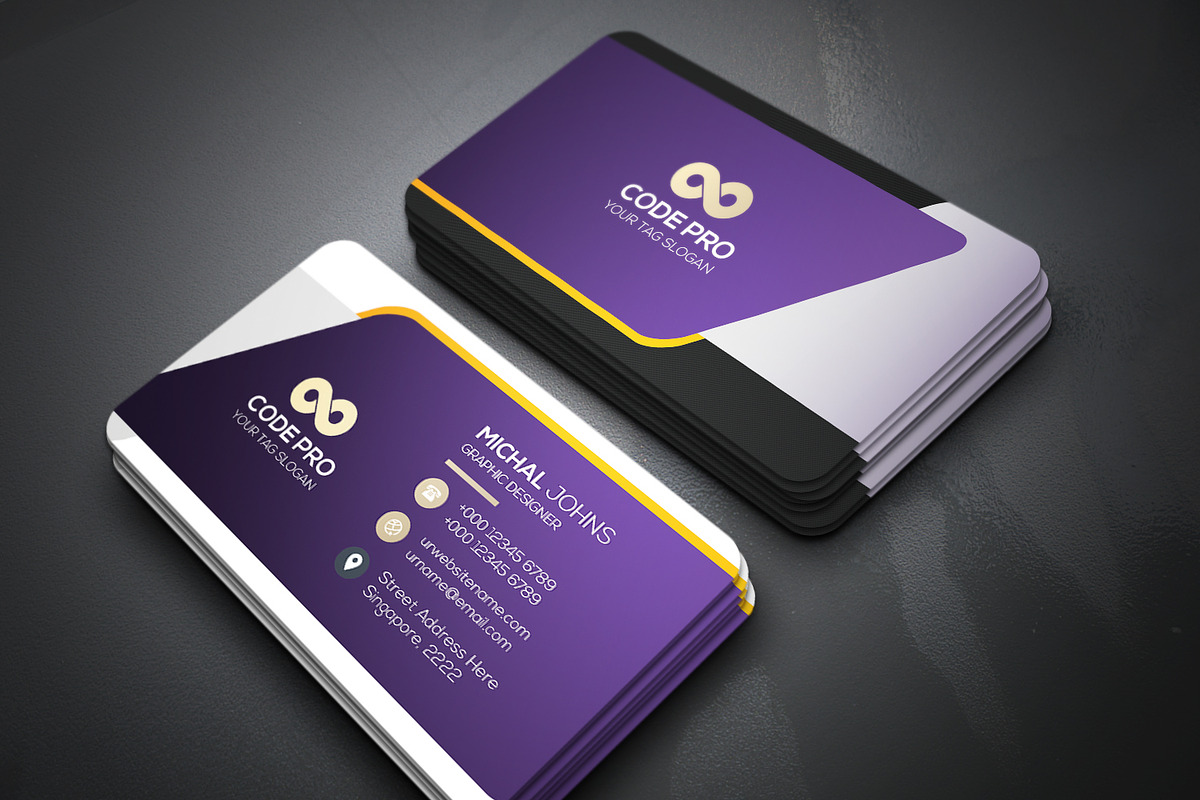 Ultra Business Cards, a Business Card Template by Genereux Art (Photo 2 of 2)