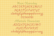 Sherbet. Sweet and Messy Girly Font, a Handwritten Font by AnMark (Thumbnail 9 of 11)