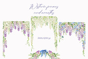 Wisteria Tea Party Watercolor, a Decorative Illustration by Catch the Dream Art (Thumbnail 5 of 13)