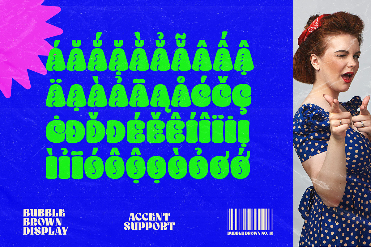 Bubble Brown Typeface, a Symbol Font by alit design (Photo 19 of 23)