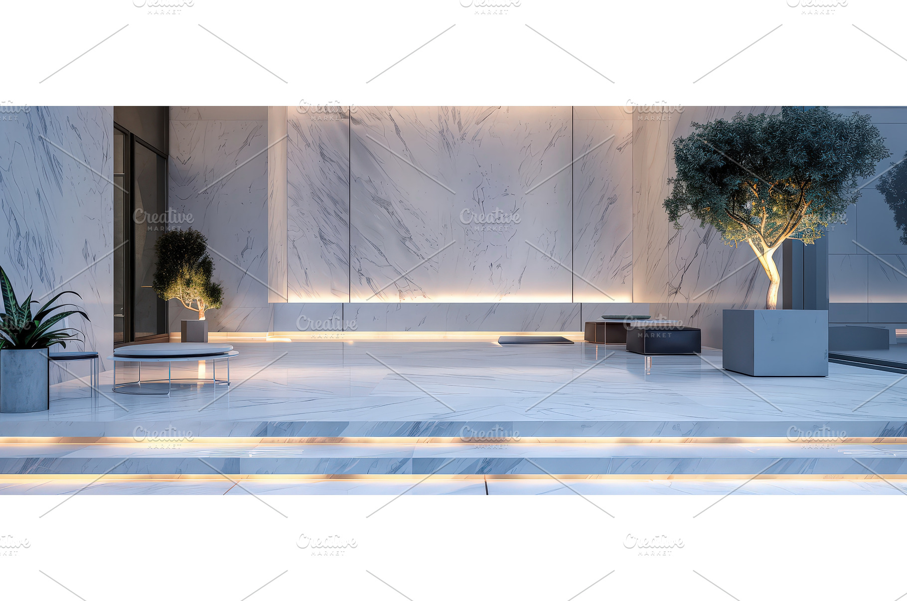 Modern marble interior with indoor, an Architecture Photo by piter.goskov