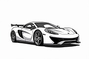 Speed Legends Sports Car Pack, an Illustration by jahid234 (Thumbnail 3 of 7)