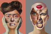 The Face Collage, an Object Graphic by Graphicdome (Thumbnail 14 of 21)