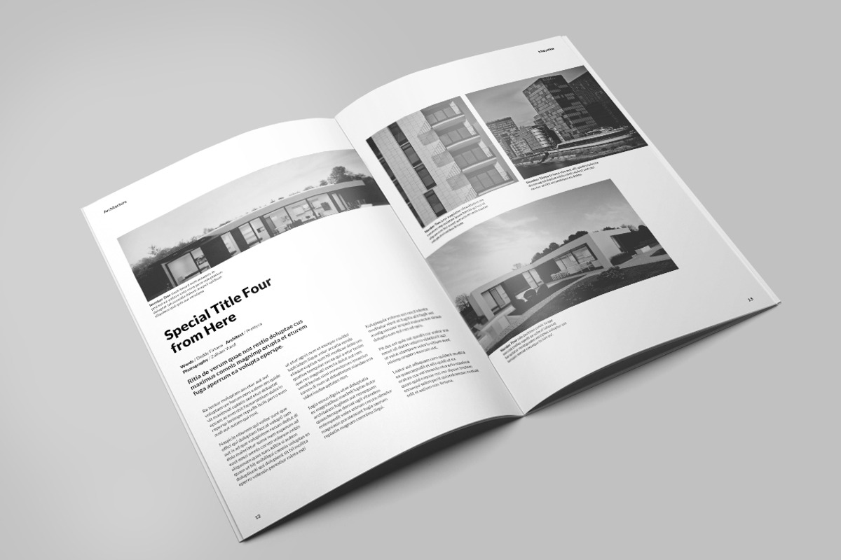 Architecture Magazine, a Magazine Template by Firtana (Photo 3 of 10)