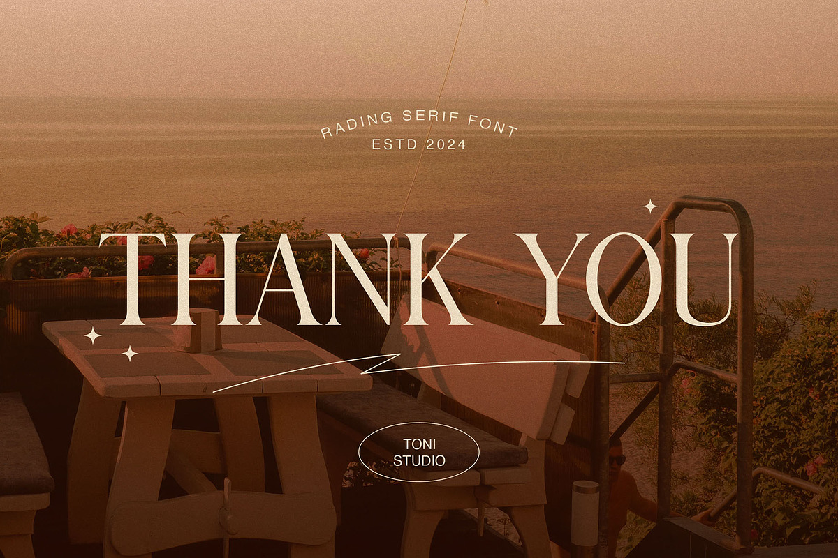 Rading-modern elegant serif, a Serif Font by ToniStudio (Photo 10 of 10)