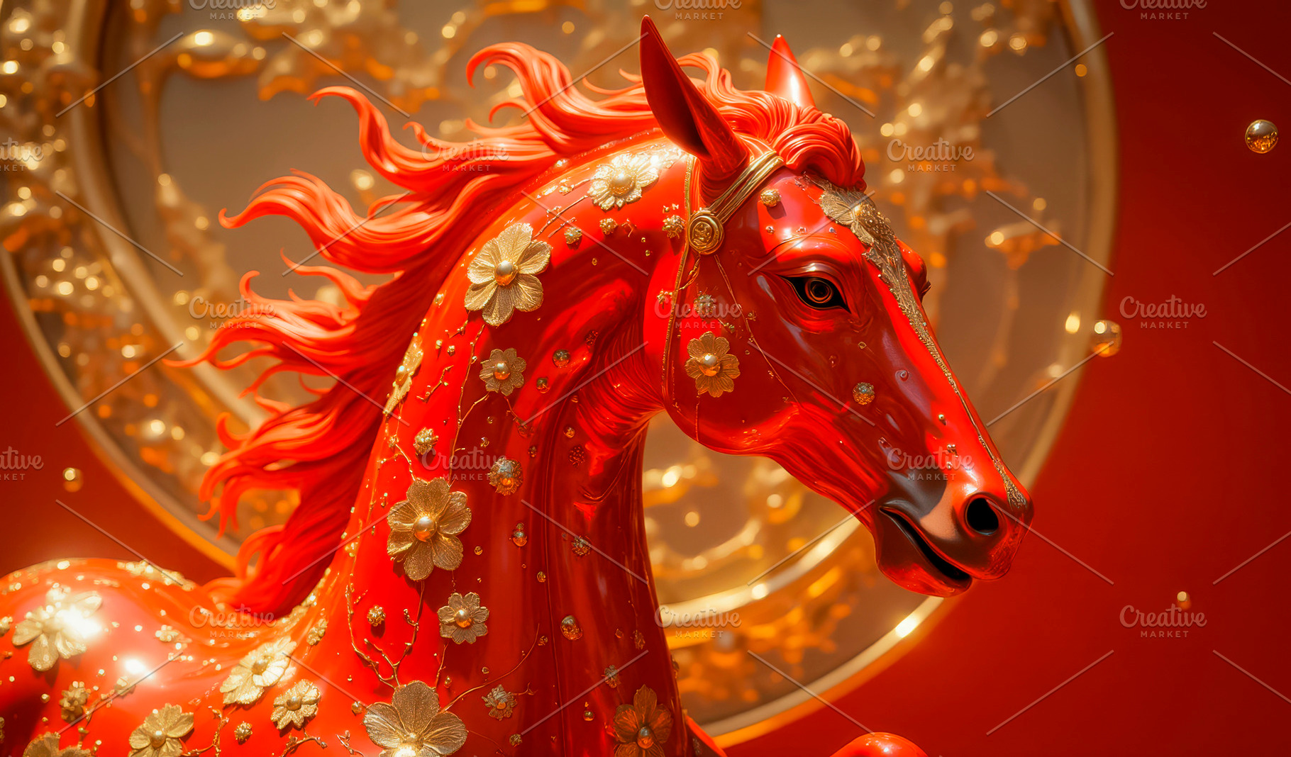 Year of the Red Fire Horse, an Animal Photo by TatsianaSalauyova