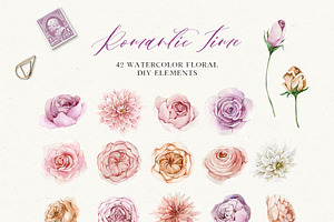 ROMANTIC TIME Watercolor Collection