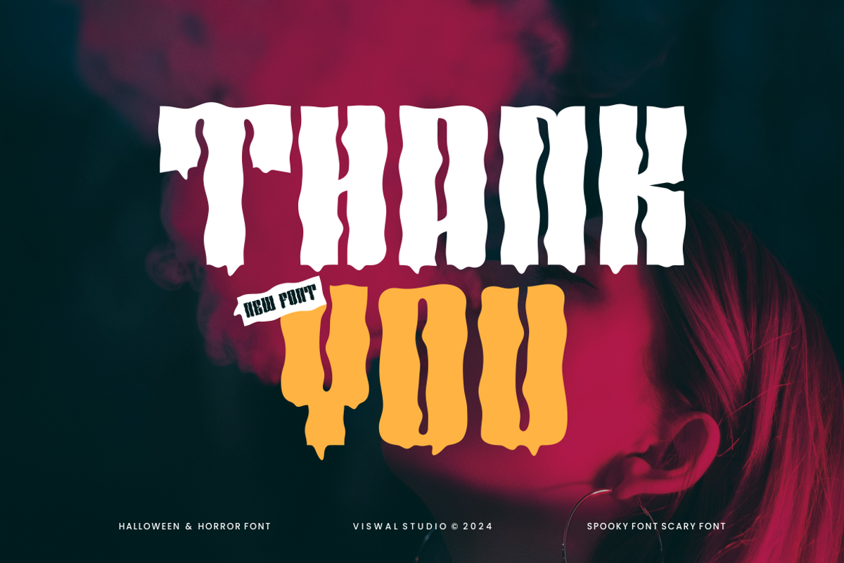 Scary Dream - Halloween Font, a Handwritten Font by Viswal Studio (Photo 6 of 7)