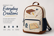 Vintage Books Illustrations, an Education Illustration by Anna Studio (Thumbnail 3 of 11)