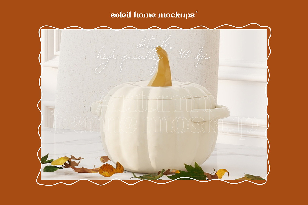 AUTUMN | Cozy Fall Frame Mockup Set, a Household Mockup by SoleilHomeMockups (Photo 9 of 11)