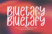 Bluetafy Playful Font, a Handwritten Font by Berdansabersama (Thumbnail 1 of 9)