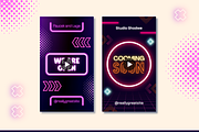 Neon Animation Instagram Story, a Templates & Theme by TemplateCastleStore (Thumbnail 3 of 9)