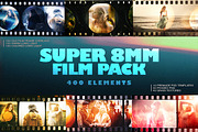 400 Elements Super 8mm Film Pack, an Action Add-On by Cursedesign (Thumbnail 1 of 6)