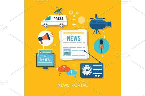 News journalist with microphone preview 2