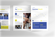 Blue Annual Financial Report, a Magazine Template by Annora Studio (Thumbnail 3 of 6)