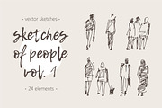 Sketches of different people, vol. 1, a Decorative Illustration by TheMountBirdStudio (Thumbnail 1 of 2)