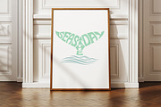 Seas the Day Whale Tail SVG Cut File, an Object Graphic by DigitalDesignsLaura (Thumbnail 1 of 3)