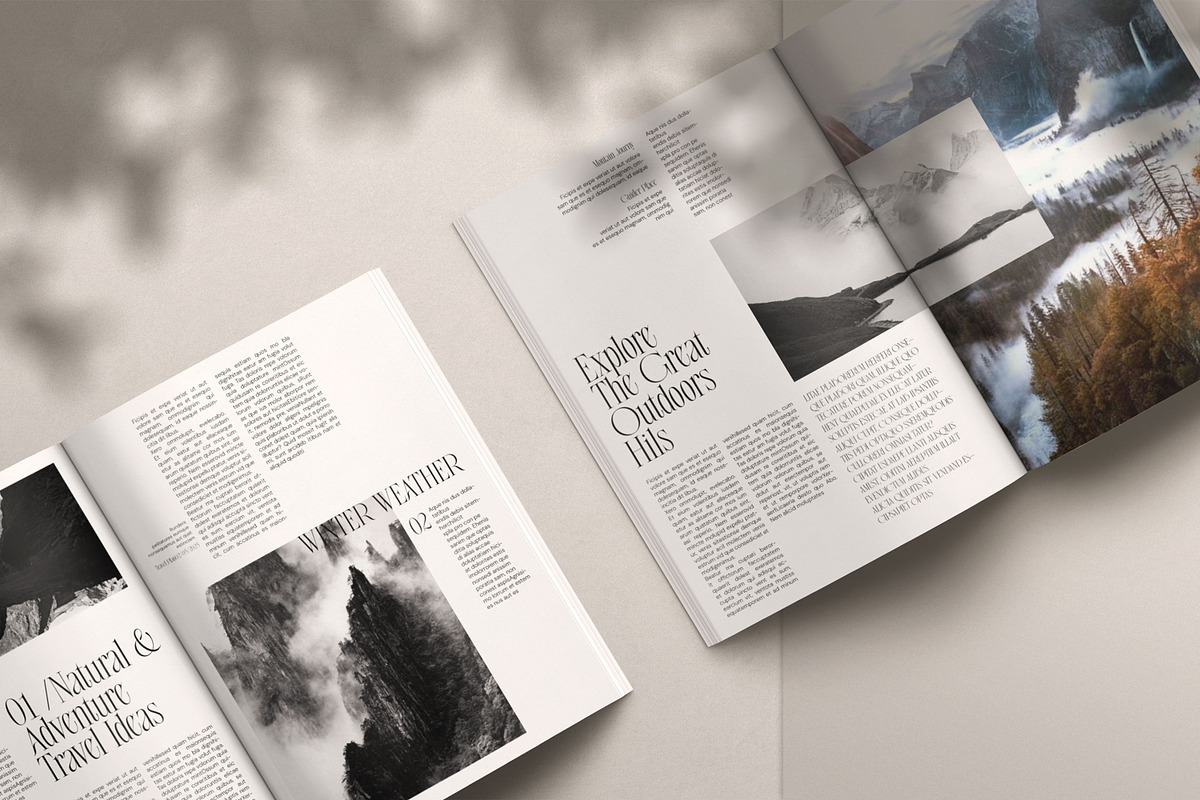 Travel Photography Brochure Template, a Brochure Template by Creatiya Type (Photo 3 of 10)