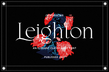 Leighton - Classy Serif Font