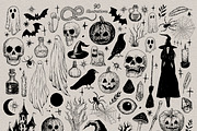 Whimsy Halloween. Vector clipart, an Object Graphic by AnMark (Thumbnail 4 of 11)