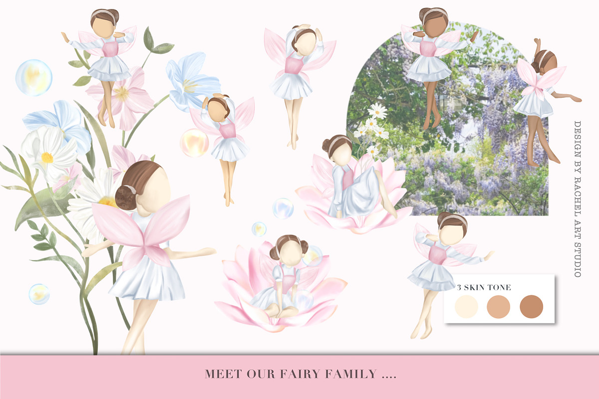 Enchanted Fairy Garden, an Illustration by Rachel Art Studio (Photo 2 of 10)