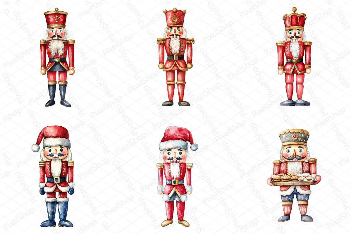 Christmas Nutcracker PNG Clipart, an Illustration by DreamPrint404 (Photo 6 of 6)