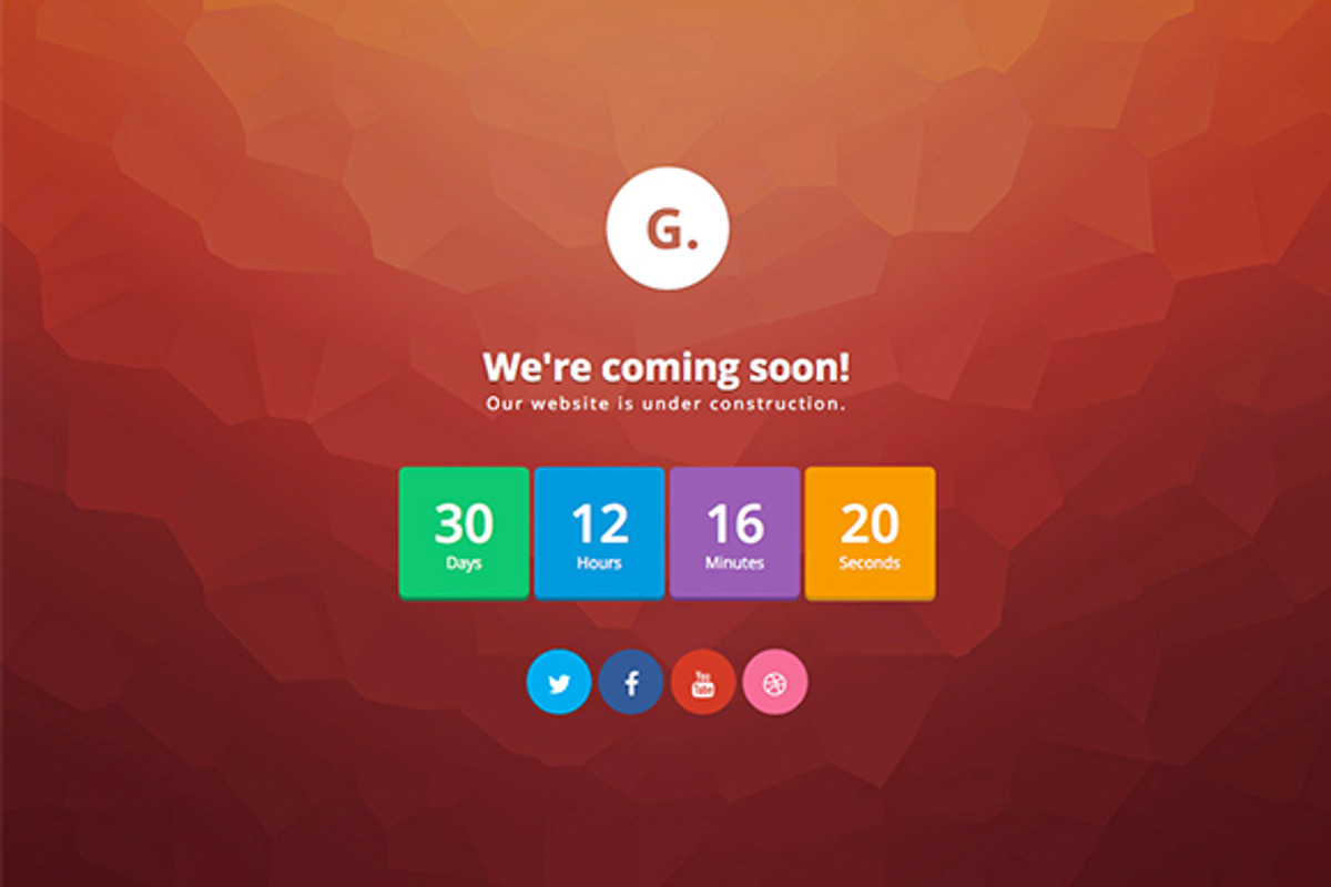 Gravity - Interactive Coming Soon, a HTML Template by Nobrand (Photo 4 of 5)