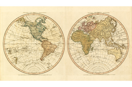 High Quality Antique World Map -, an Arts & Entertainment Photo by megastocker