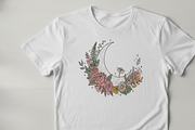 Boho Floral Moon Home Decor Design, a Person Illustration by Gfx_Store (Thumbnail 1 of 3)